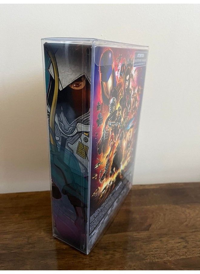 Action Figure Display Case Compatible With Gi Joe Classified Series 6 Inch Star Wars Vintage Collection 3.75 Inches Clear Pet 0.40Mm Thick Plastic Protective Storage Box Pack Of 10