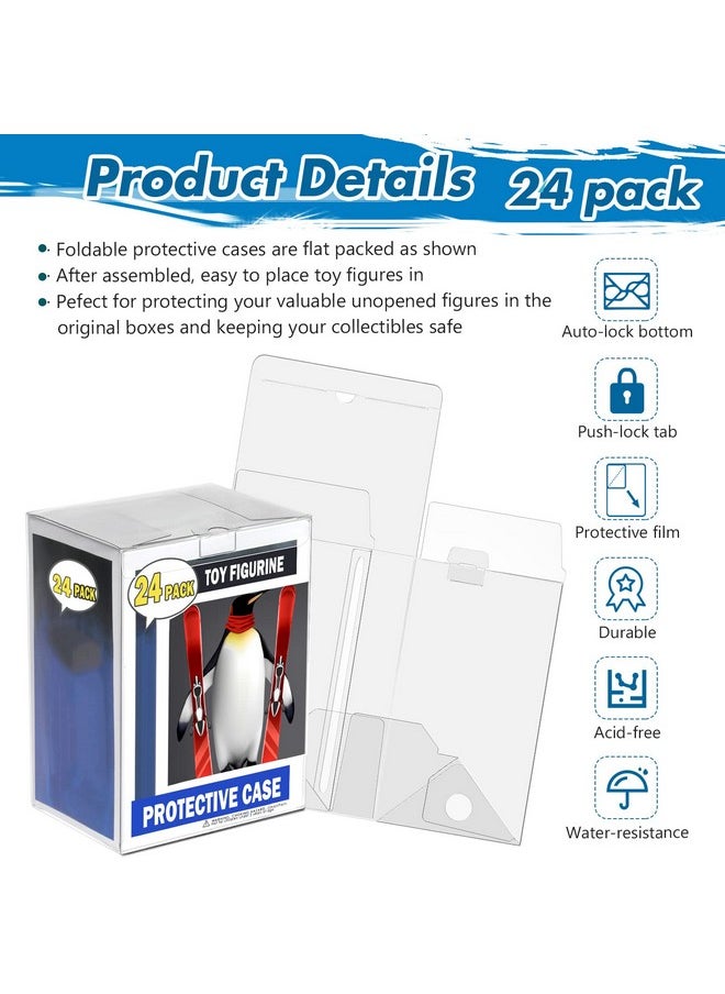 24 Pack Protectors Case Compatible With Funko- 4