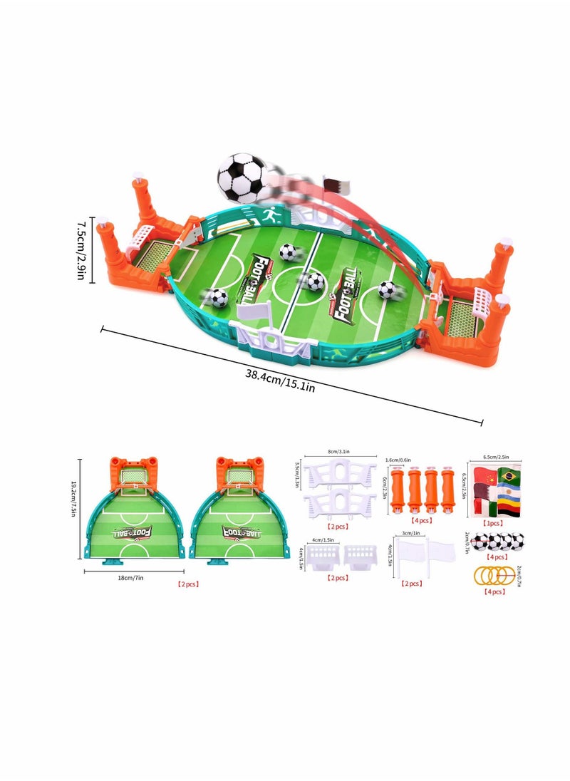 Mini Table Soccer Game Table Top Football Game Mini Tabletop Football Mini Tabletop Soccer Game Desktop Interactive Soccer Game Toy for Kids Adults Birthday Party World Cup Gift