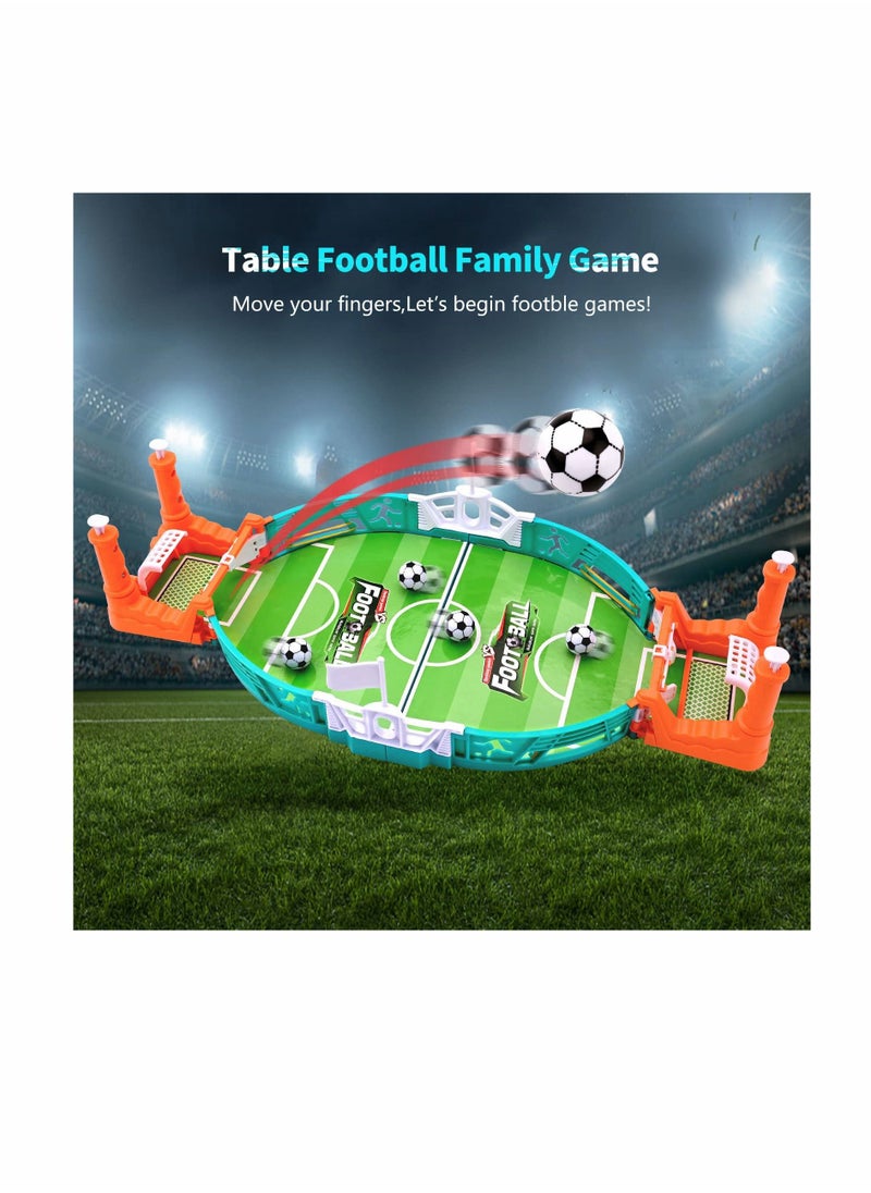 Mini Table Soccer Game Table Top Football Game Mini Tabletop Football Mini Tabletop Soccer Game Desktop Interactive Soccer Game Toy for Kids Adults Birthday Party World Cup Gift