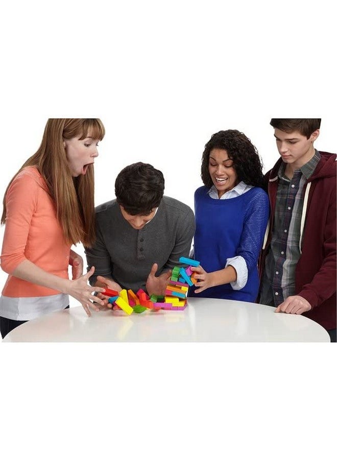 PLUSPOINT Tetris Stacking Colourfull Blocks Balance The Tower Game for Kids Hand and Eye Co-Ordination Fun Party Games for up to 8 Players Ages 6 to 96 Family Game(Tetris)