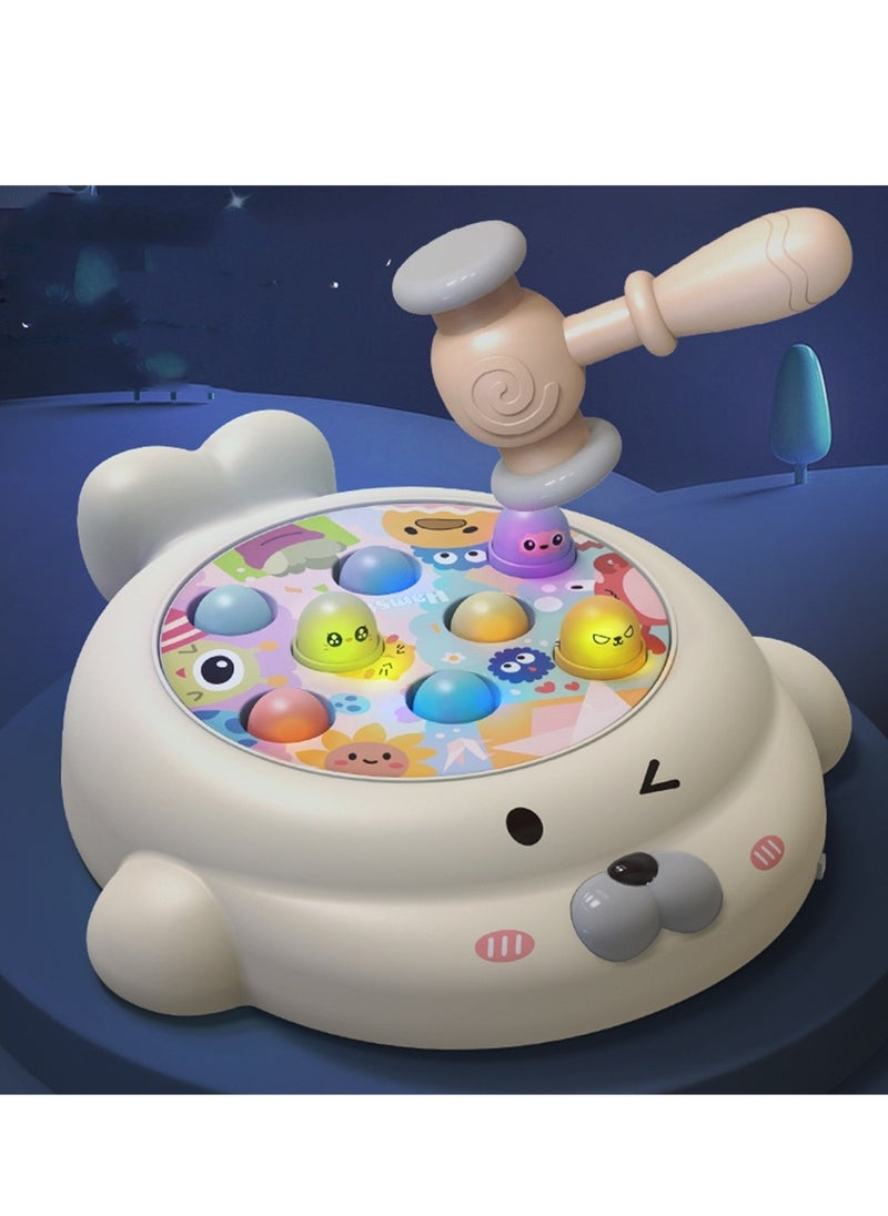 Gopher toy early education educational children's desktop parent-child interactive light music percussion toy