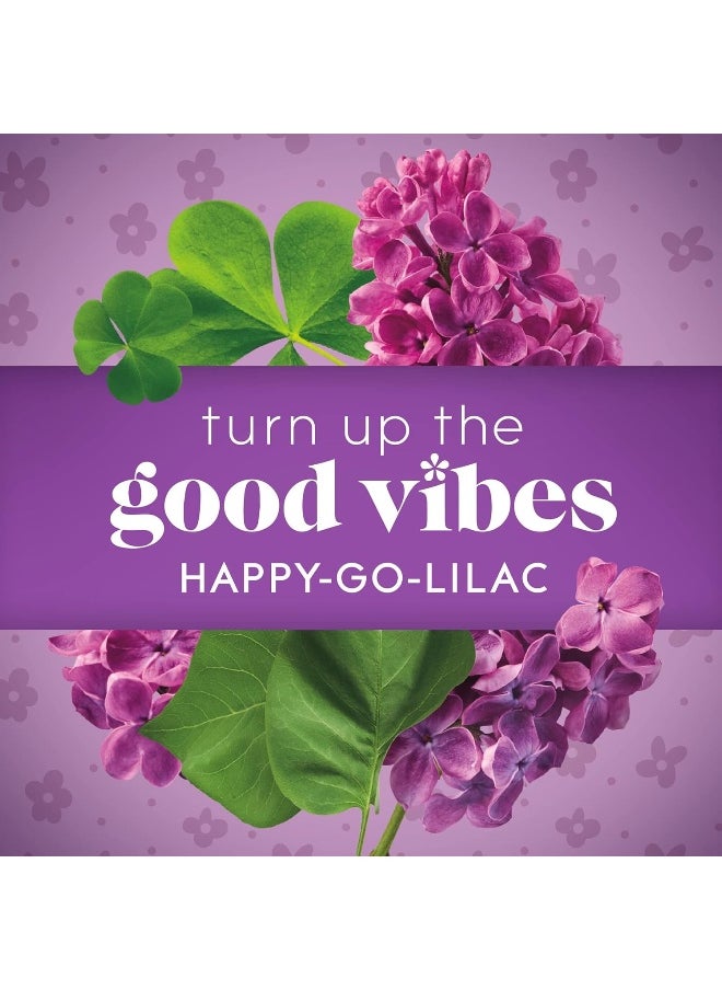 Glade Candle Jar, Air Freshener, Happy-Go-Lilac, 3.4 oz