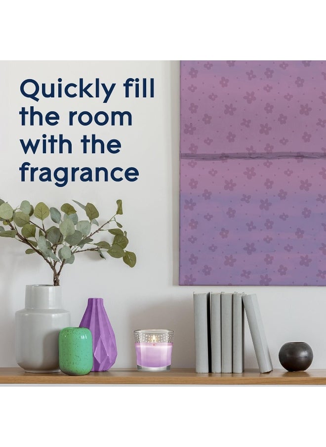 Glade Candle Jar, Air Freshener, Happy-Go-Lilac, 3.4 oz