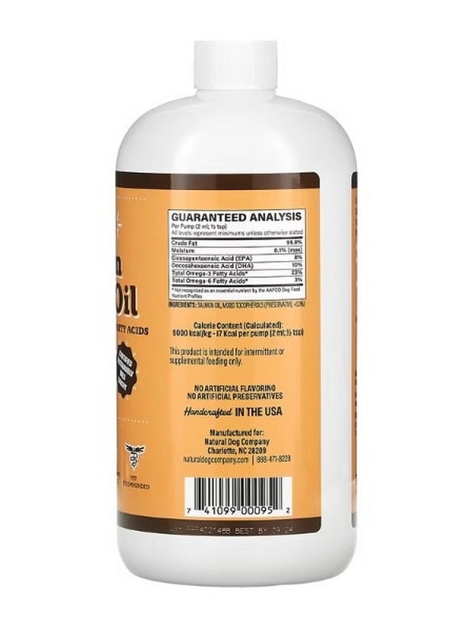 Wild Alaskan Salmon Oil For Dogs All Ages  32 fl oz 946 ml