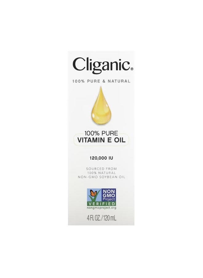 100  Pure & Natural Vitamin E Oil 120000 IU 4 fl oz 120 ml