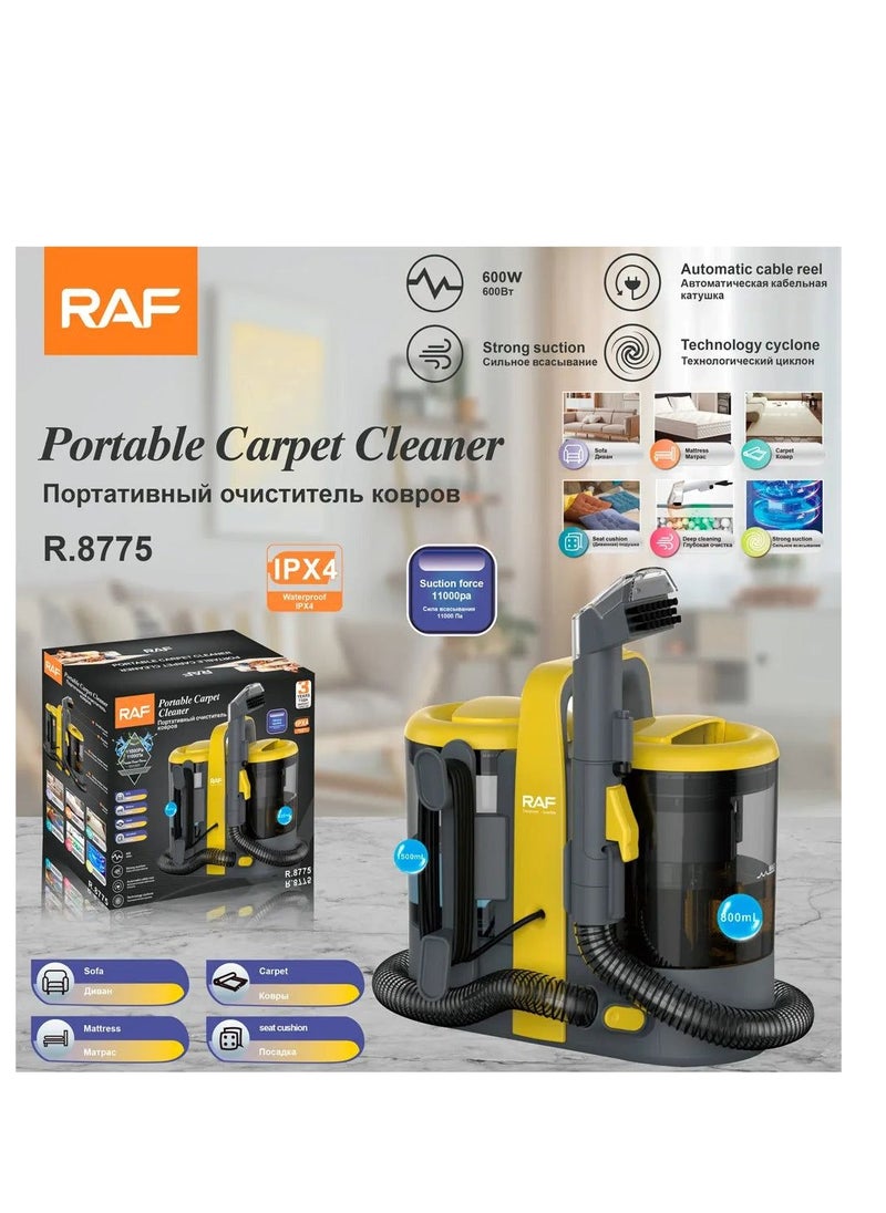 RAF Portable Carpet Cleaner Wet and Dry with Cyclone Technology