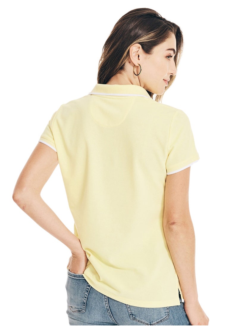 Basic Regular Fit Premium Cotton Logo Polo Shirt