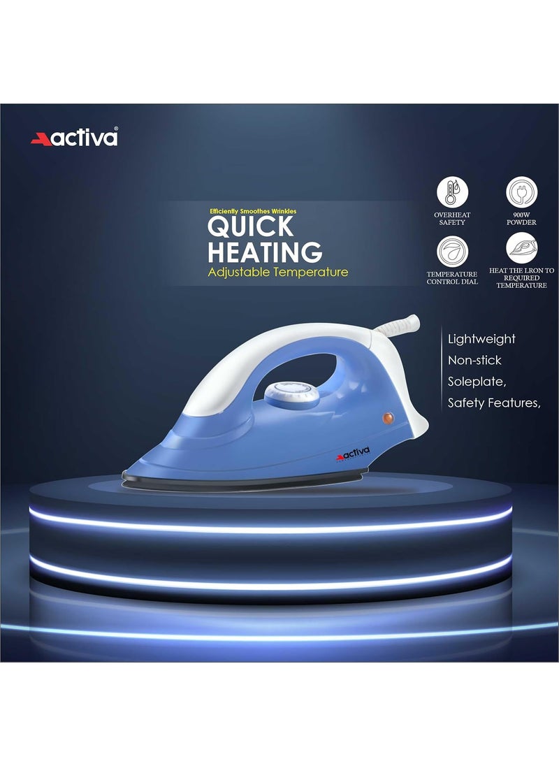 Activa Pluto Combo 500 Watt 3 Jar Mixer Grinder With Electric Dry Iron Come With 2 Year Warranty - Multicolor
