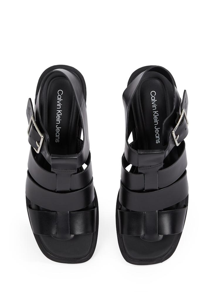 HEELED SANDALS WITH BUCKLE