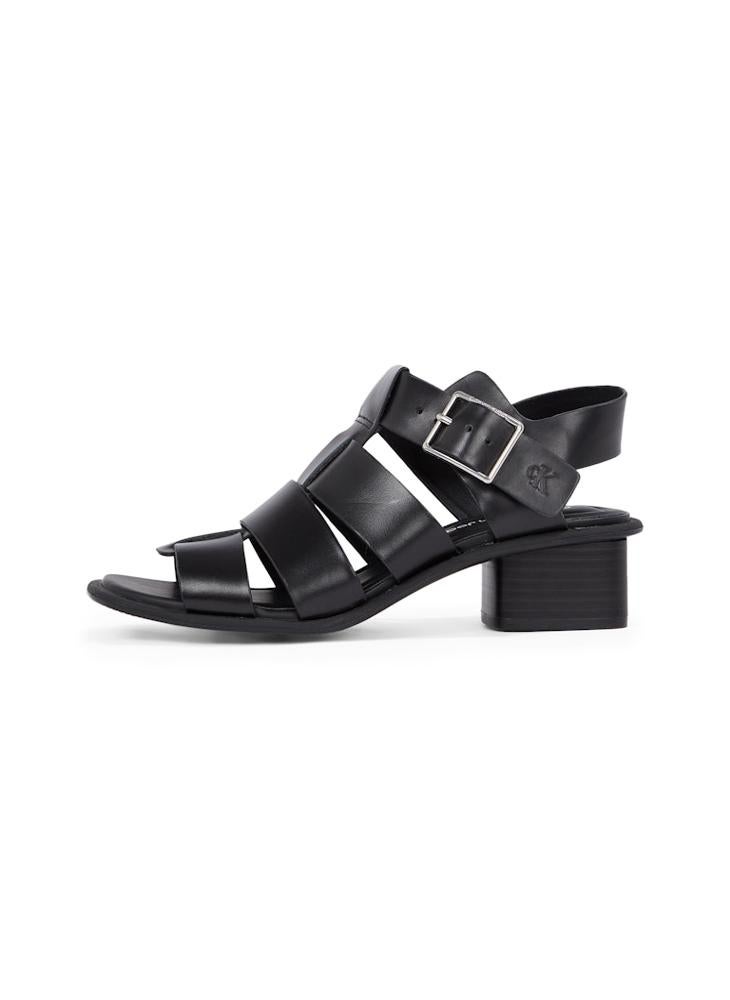 HEELED SANDALS WITH BUCKLE