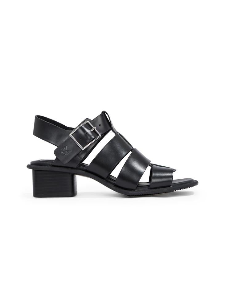 HEELED SANDALS WITH BUCKLE