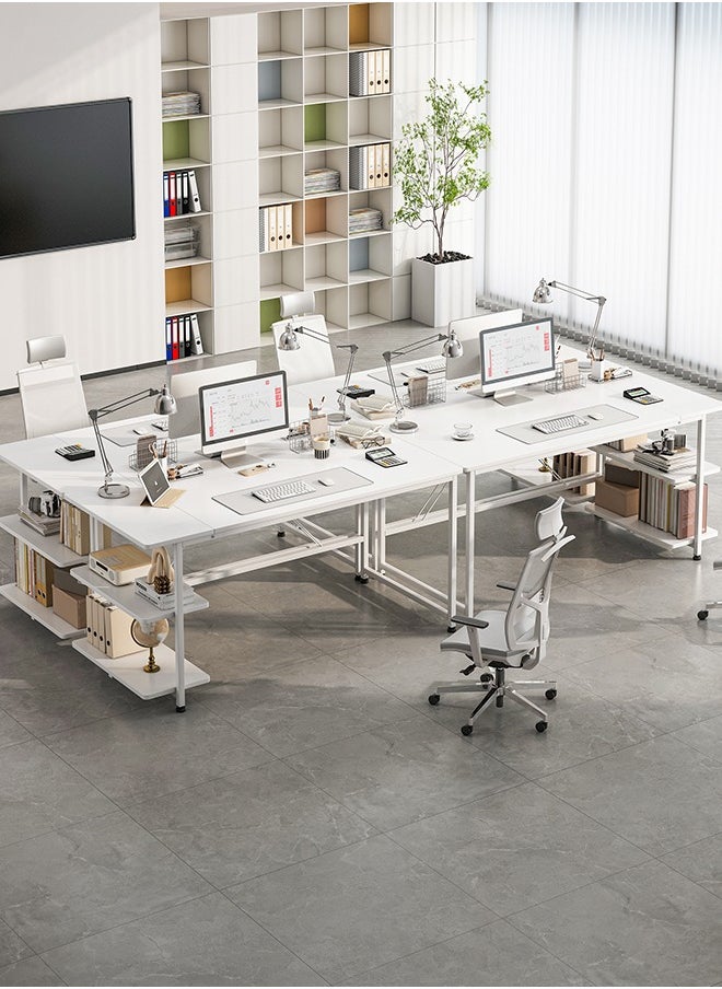 130cm Gaming Desk,Simple Computer Desk,Office Table with Storage,Study Desk for Home Office Desk