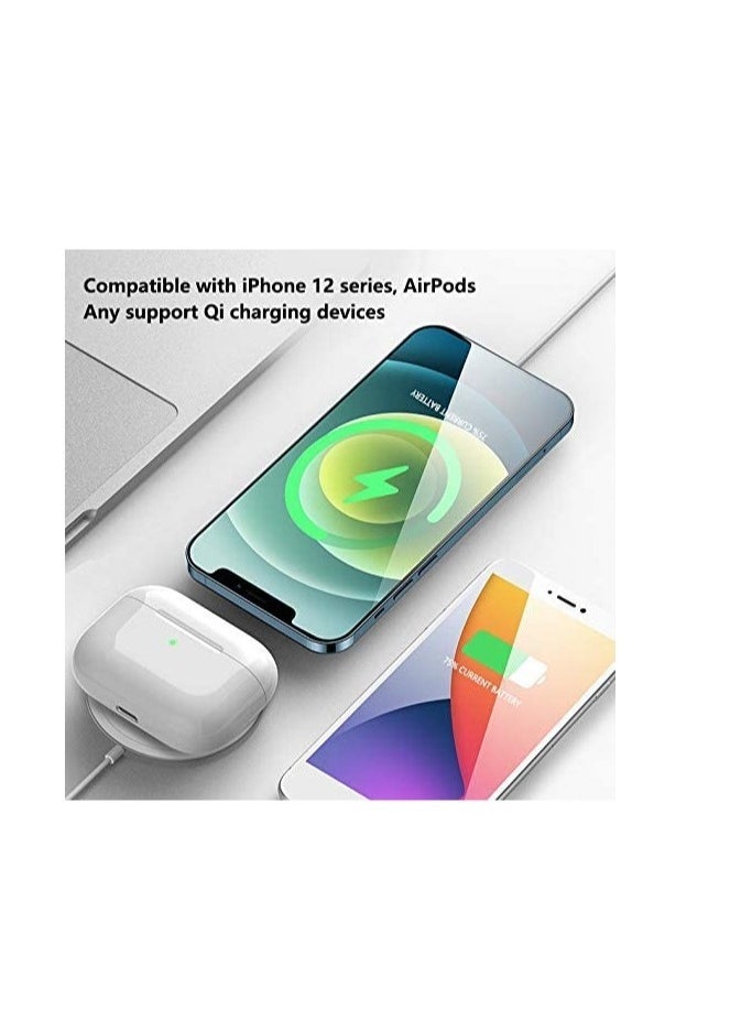 20W Magnetic Wireless Charging Cable USB-C Compatible with Apple iPhone 12/12 Mini/12 Pro/12 Pro Max
