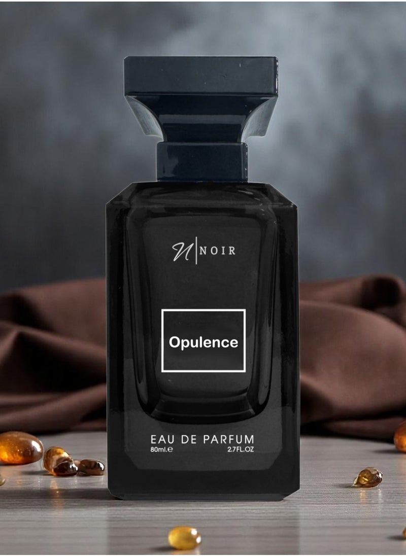 Opulence (Woody Leather), Eau De Parfum for Men, Amber, Leather, Suede, 80ml