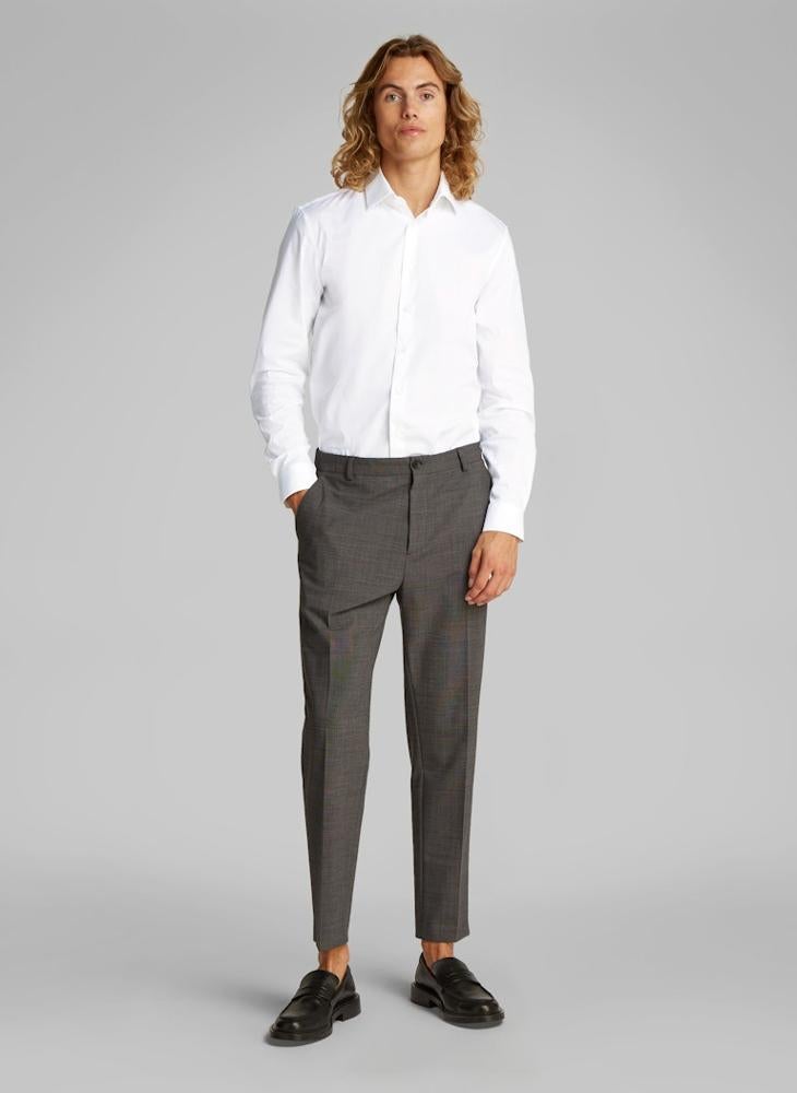 Regular Fit Stretch Cotton Poplin Shirt