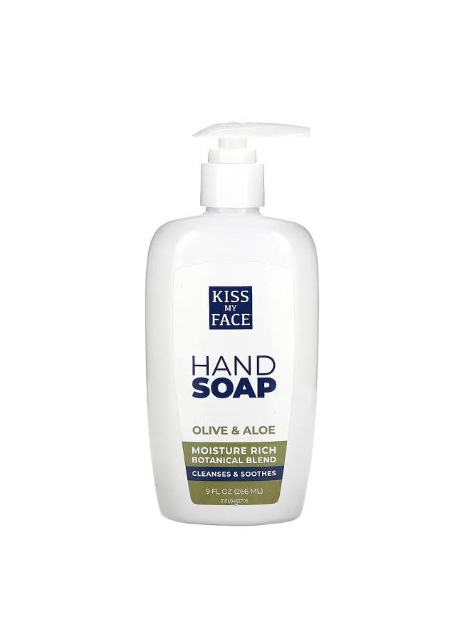 Hand Soap Olive and Aloe 9 fl oz 266 ml