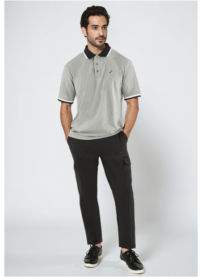 Basic Regular Fit Premium Cotton Logo Polo Shirt