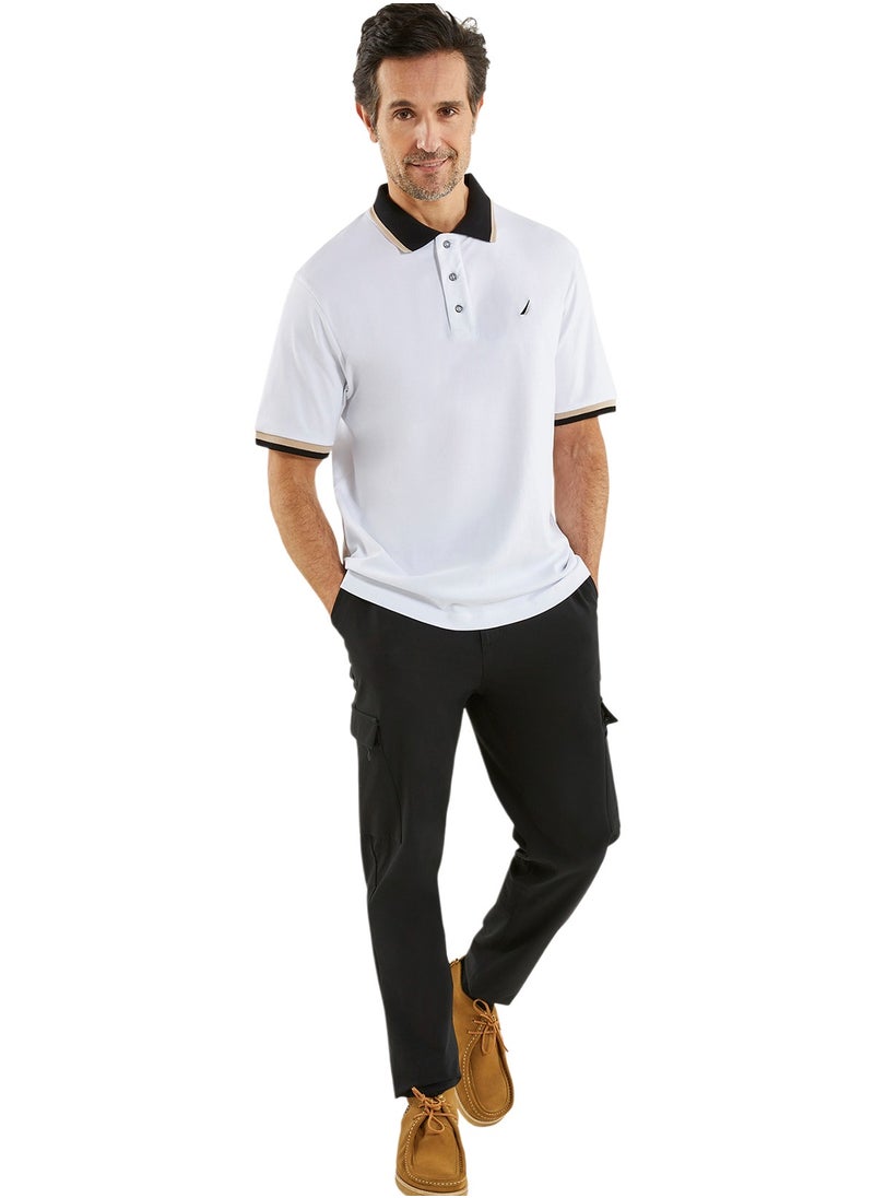 Basic Regular Fit Premium Cotton Logo Polo Shirt