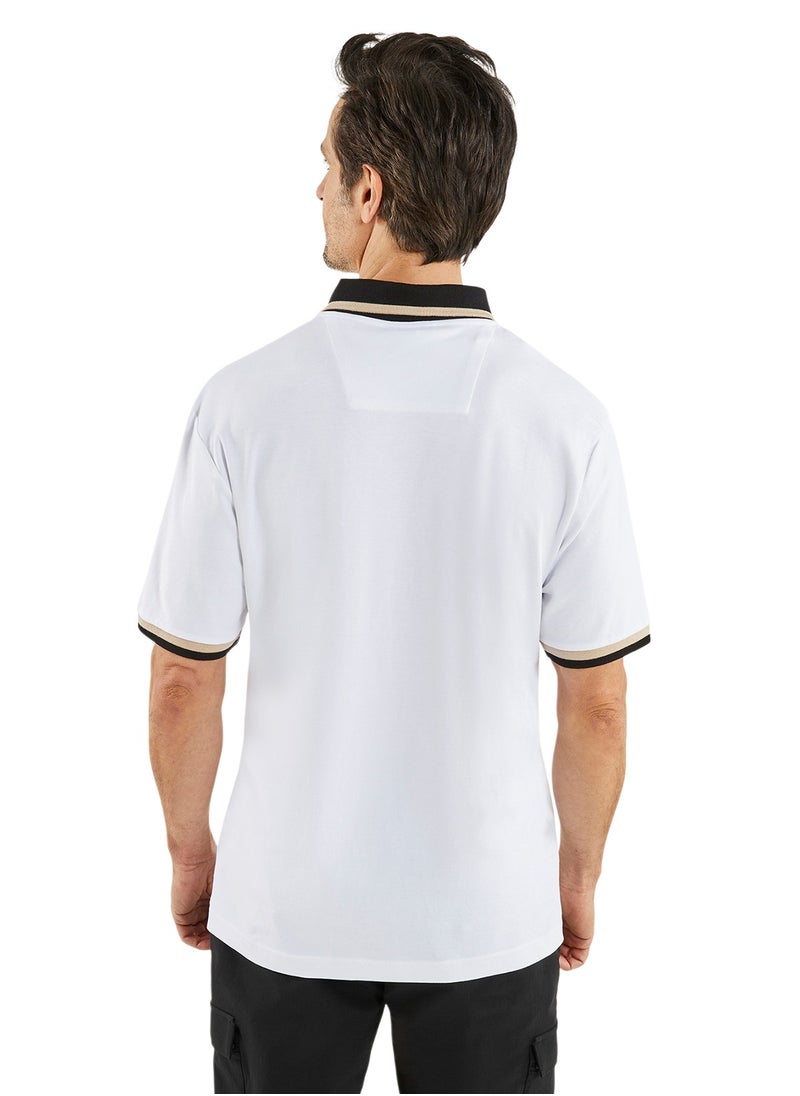 Basic Regular Fit Premium Cotton Logo Polo Shirt