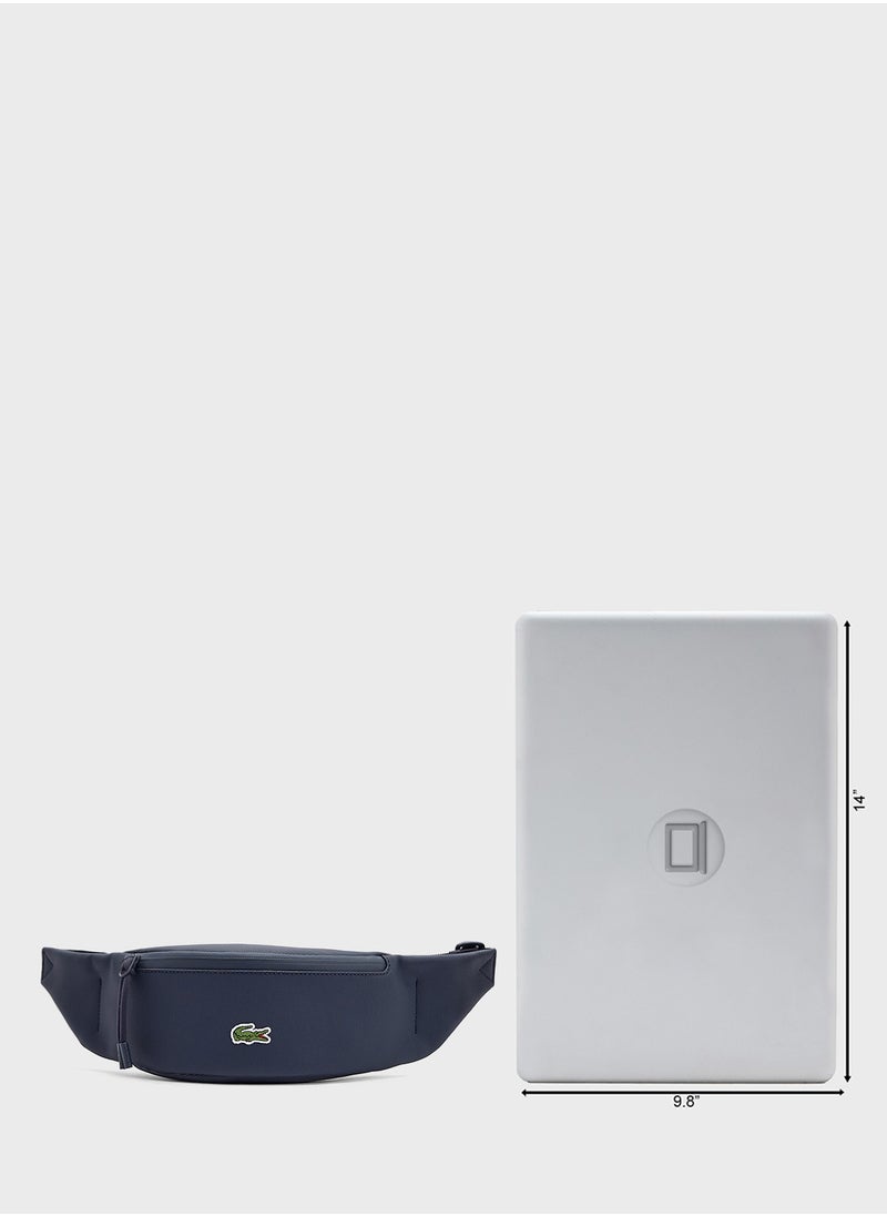 Logo Zip Over Crossbody