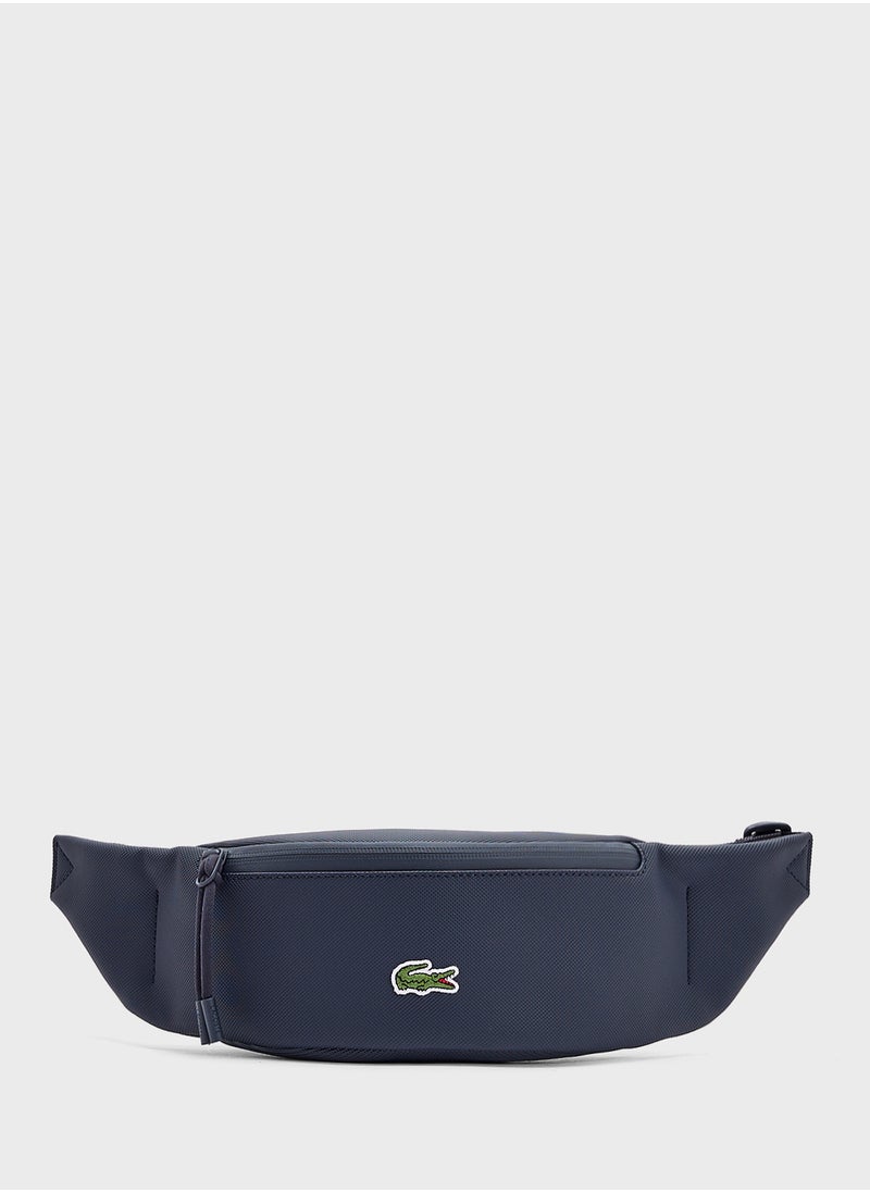 Logo Zip Over Crossbody