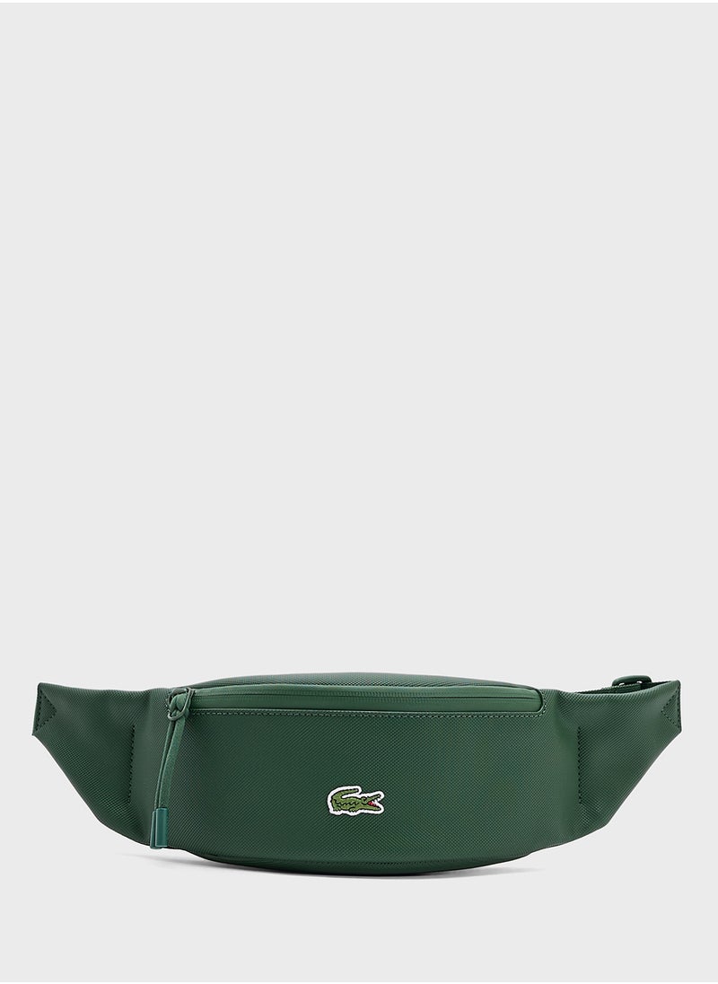 Logo Zip Over Crossbody