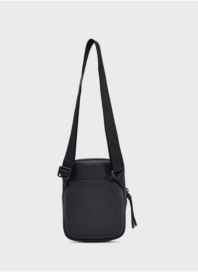 Logo Zip Over Crossbody