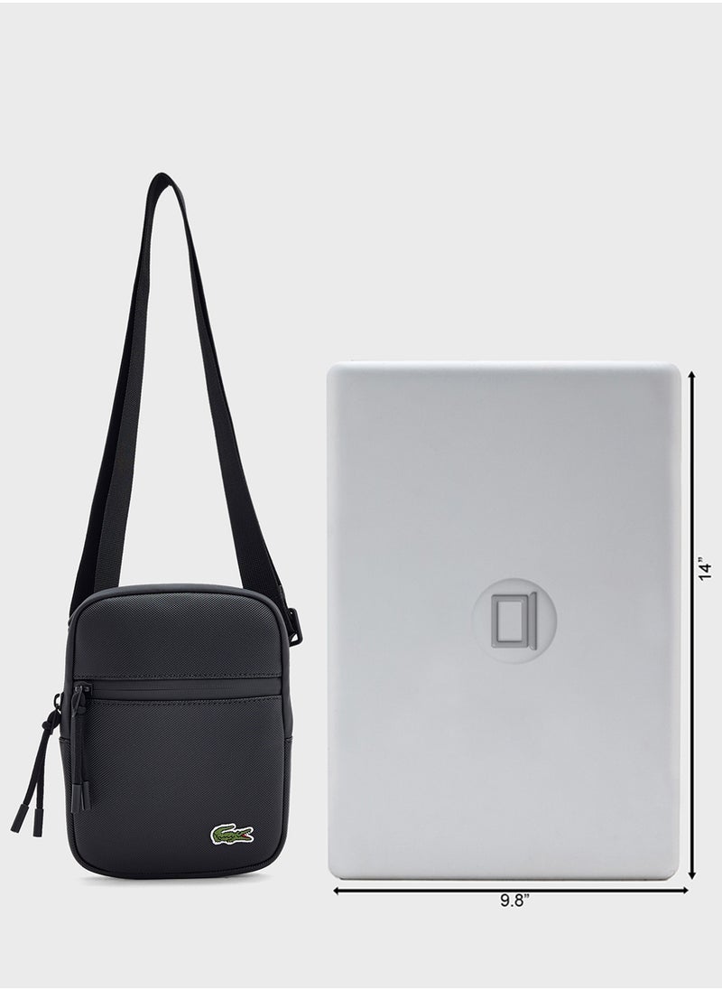 Logo Zip Over Crossbody