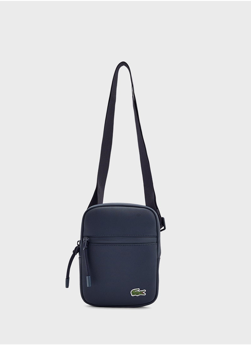 Logo Zip Over Crossbody