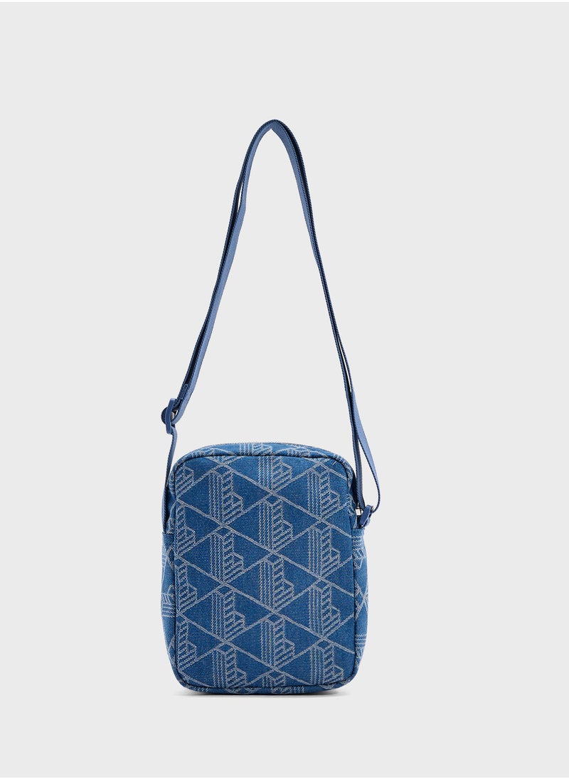 Logo Zip Over Crossbody