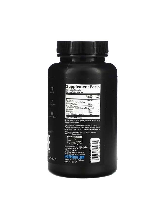 Kre Alkalyn Hardcore 120 Capsules