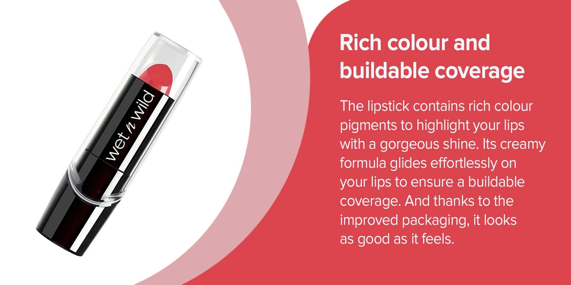 Silk Finish Lipstick Hot Paris Pink