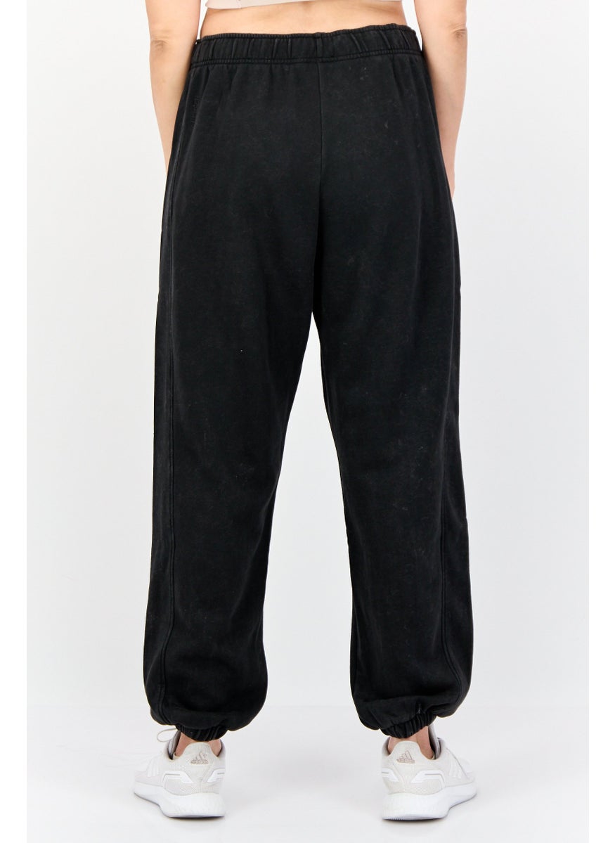 Women Sportswear Fit Outdoor Sweatpants, Vintage Black