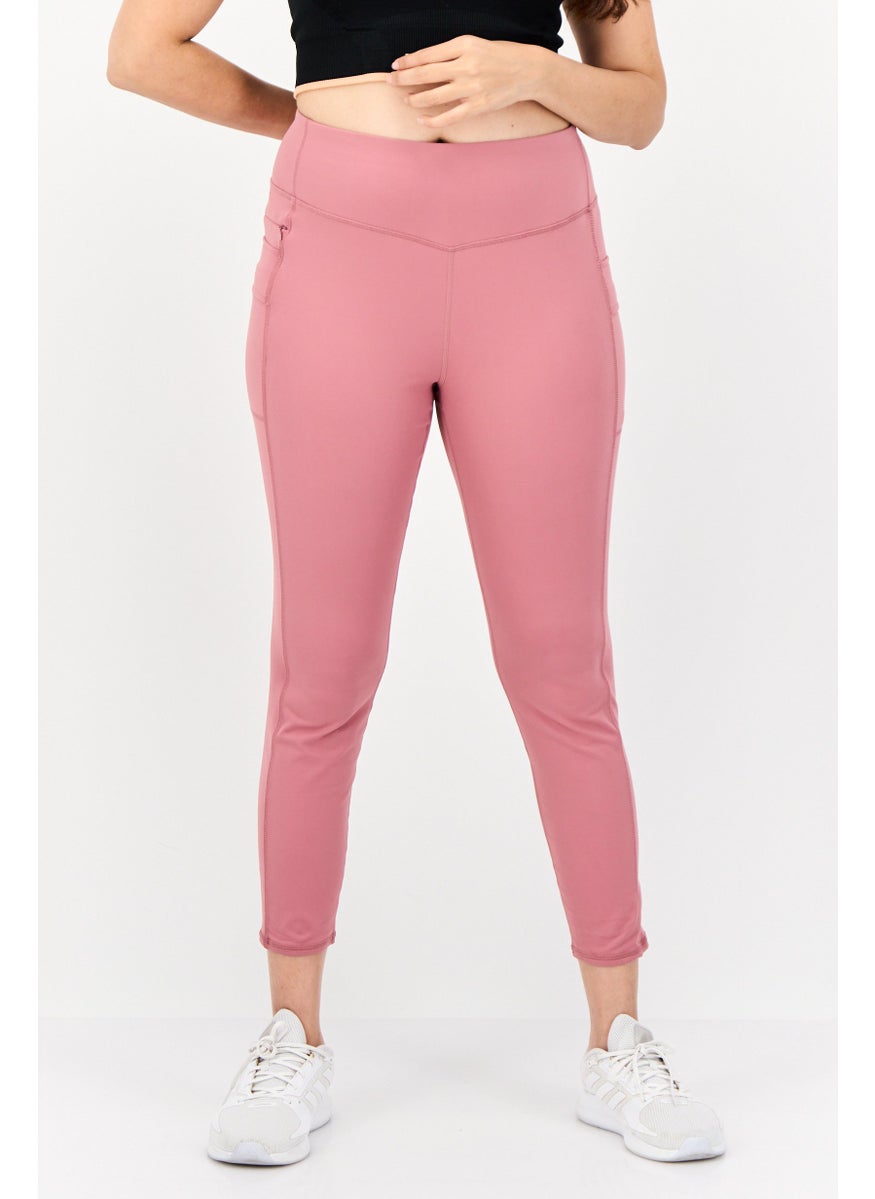 Women Sportswear Fit Training Tights, Mauve