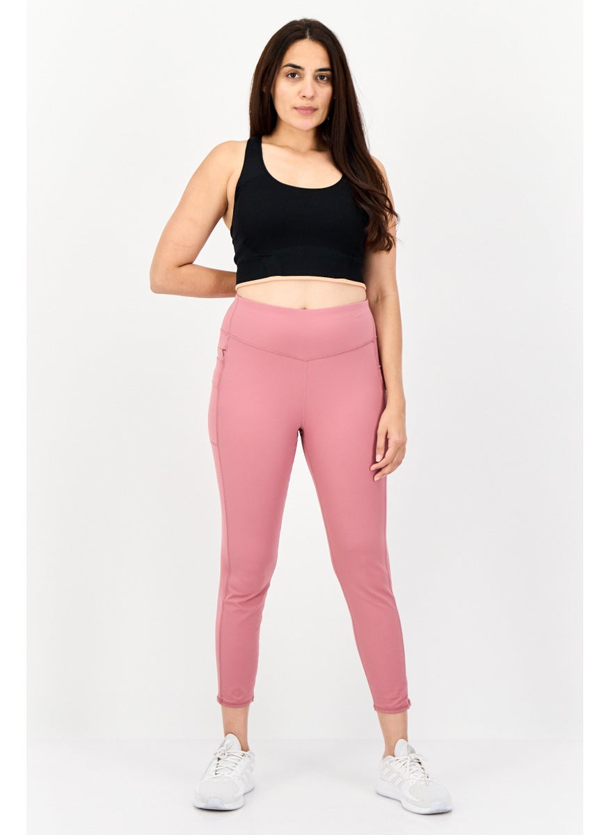 Women Sportswear Fit Training Tights, Mauve
