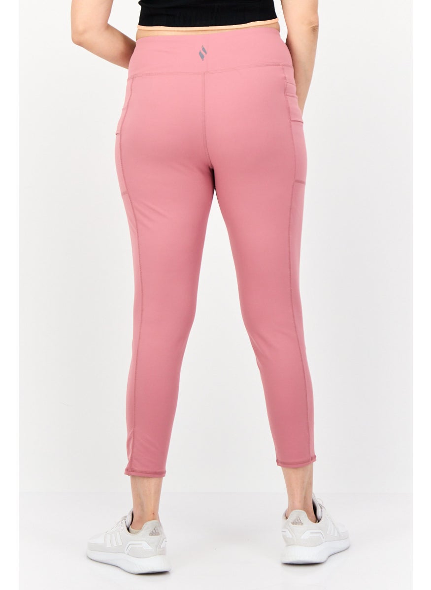 Women Sportswear Fit Training Tights, Mauve