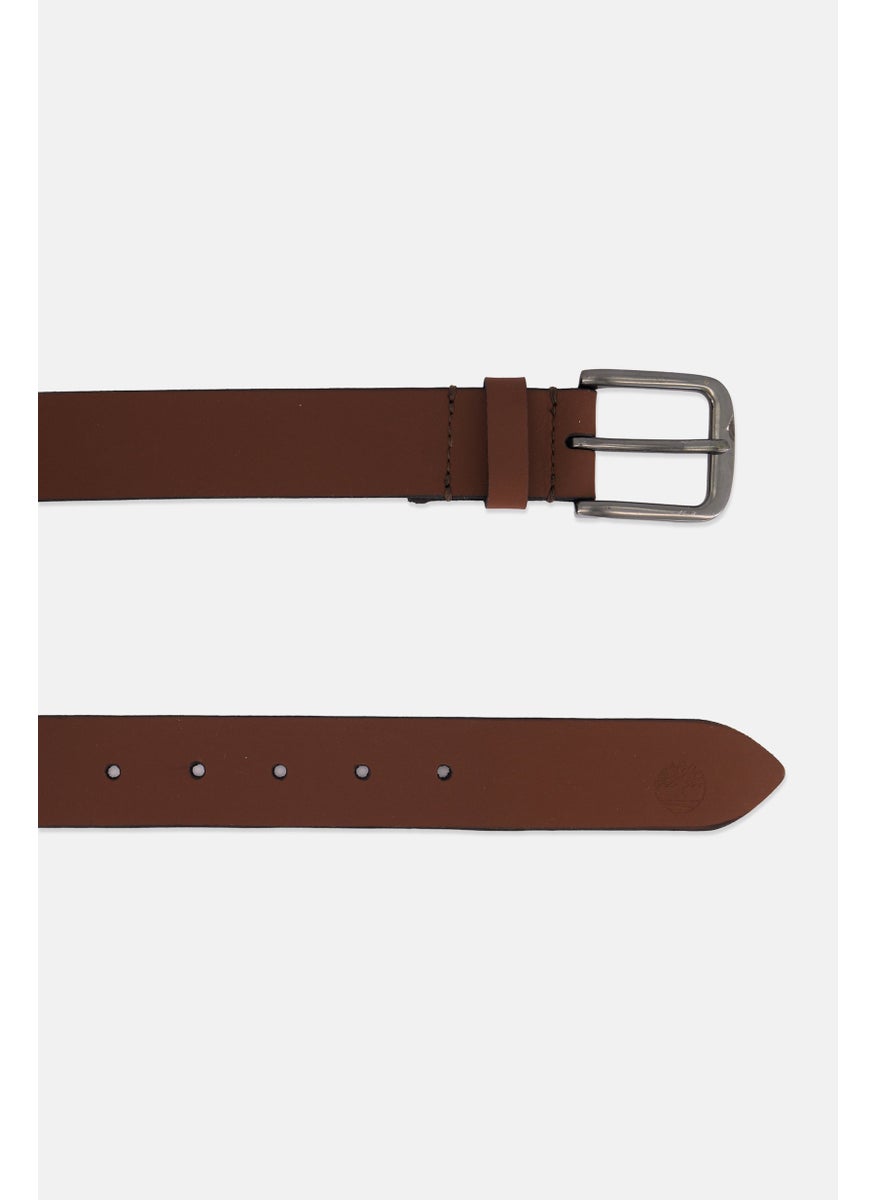 Men Leather Belt, Brown