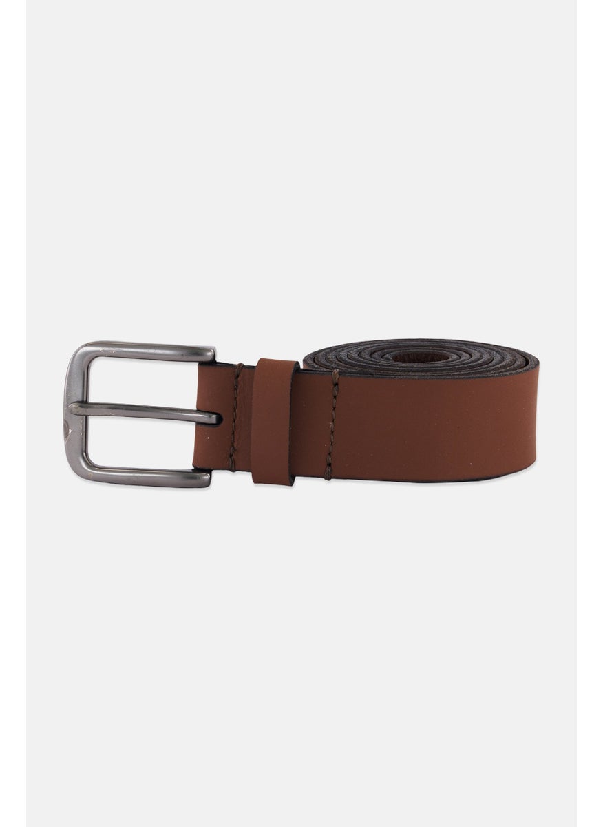 Men Leather Belt, Brown