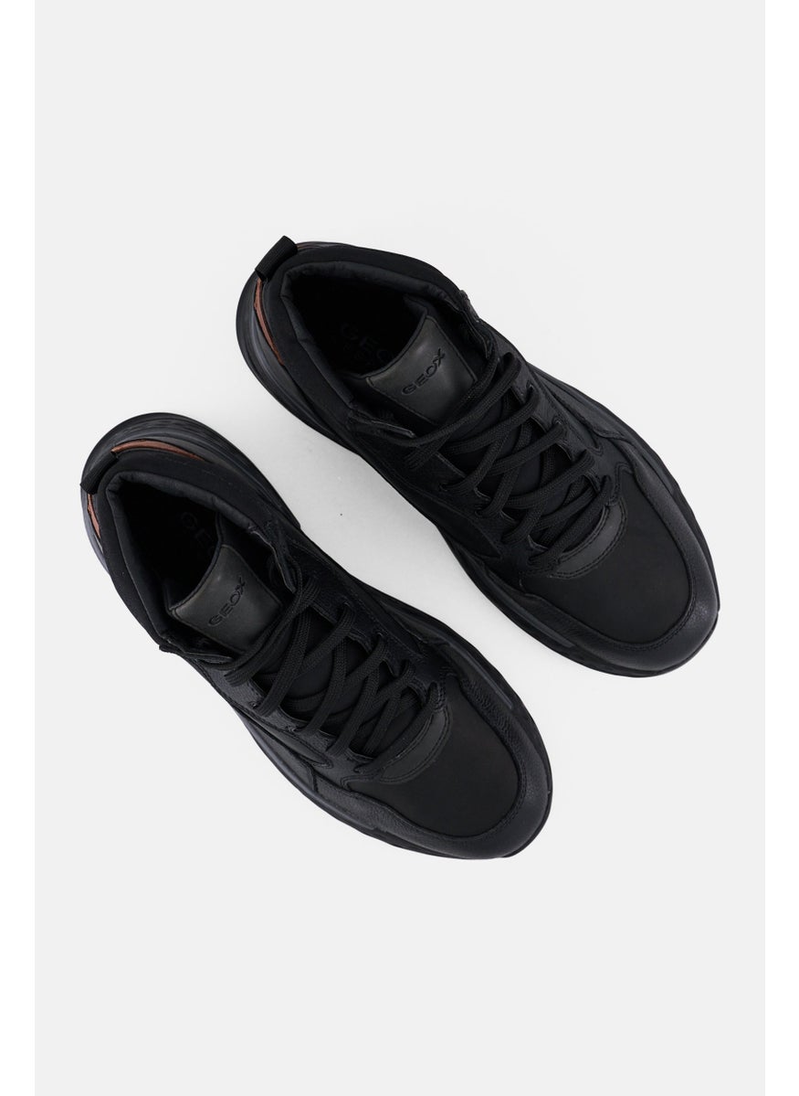 Men Lace Up Casual Sneaker, Black
