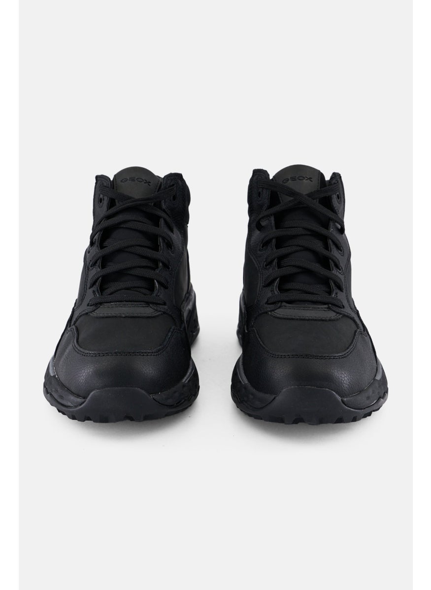 Men Lace Up Casual Sneaker, Black