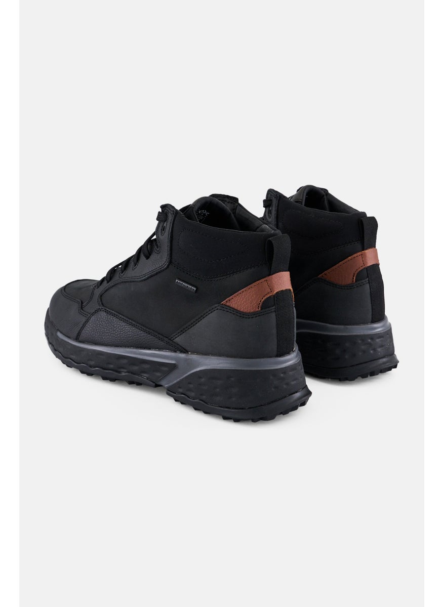Men Lace Up Casual Sneaker, Black