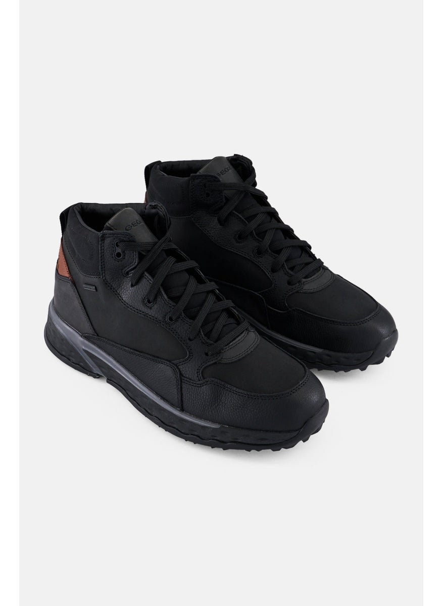 Men Lace Up Casual Sneaker, Black