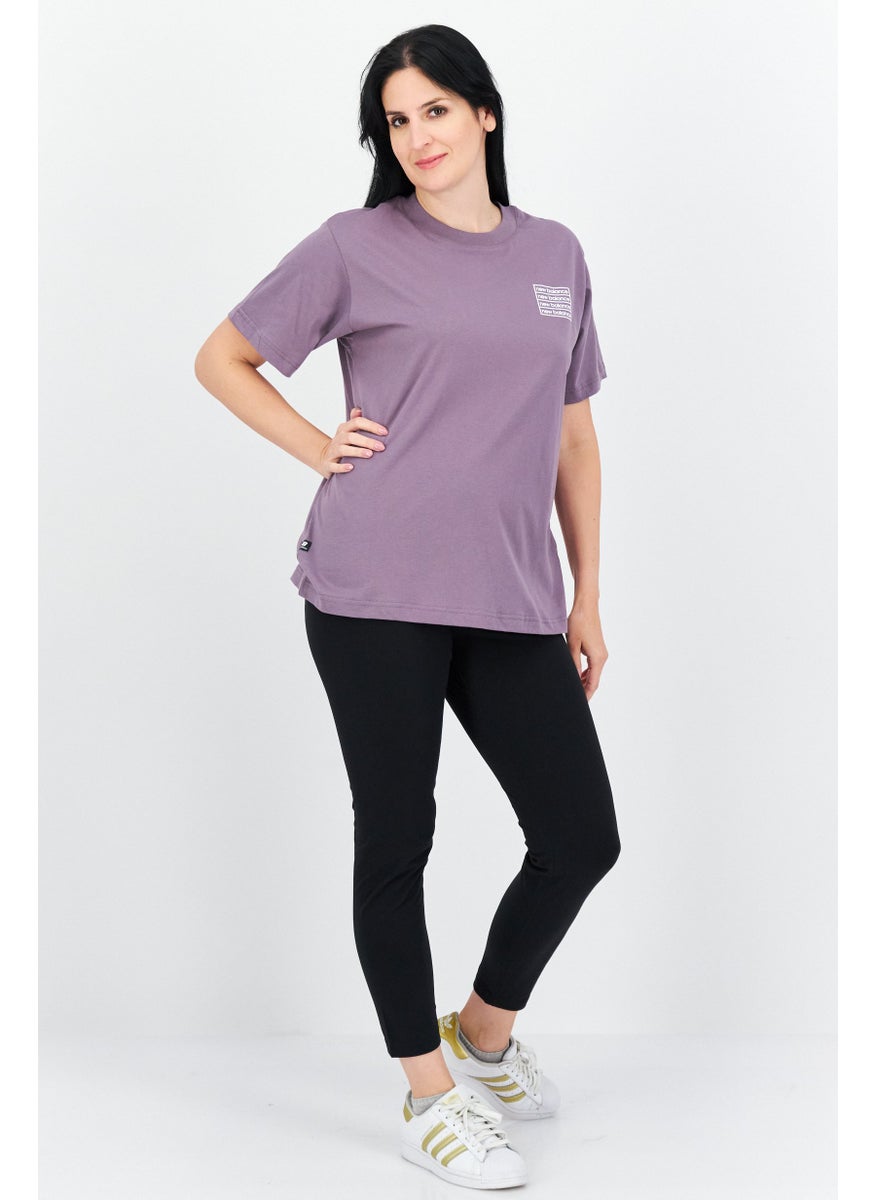 Women Sportswear Fit Training T-Shirt, Purple