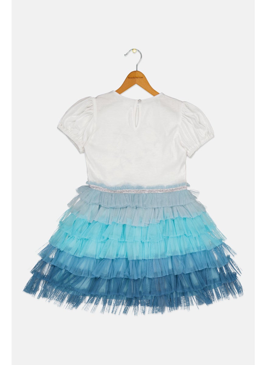 Kids Girl Sequins Pleated Dress, Multicolor