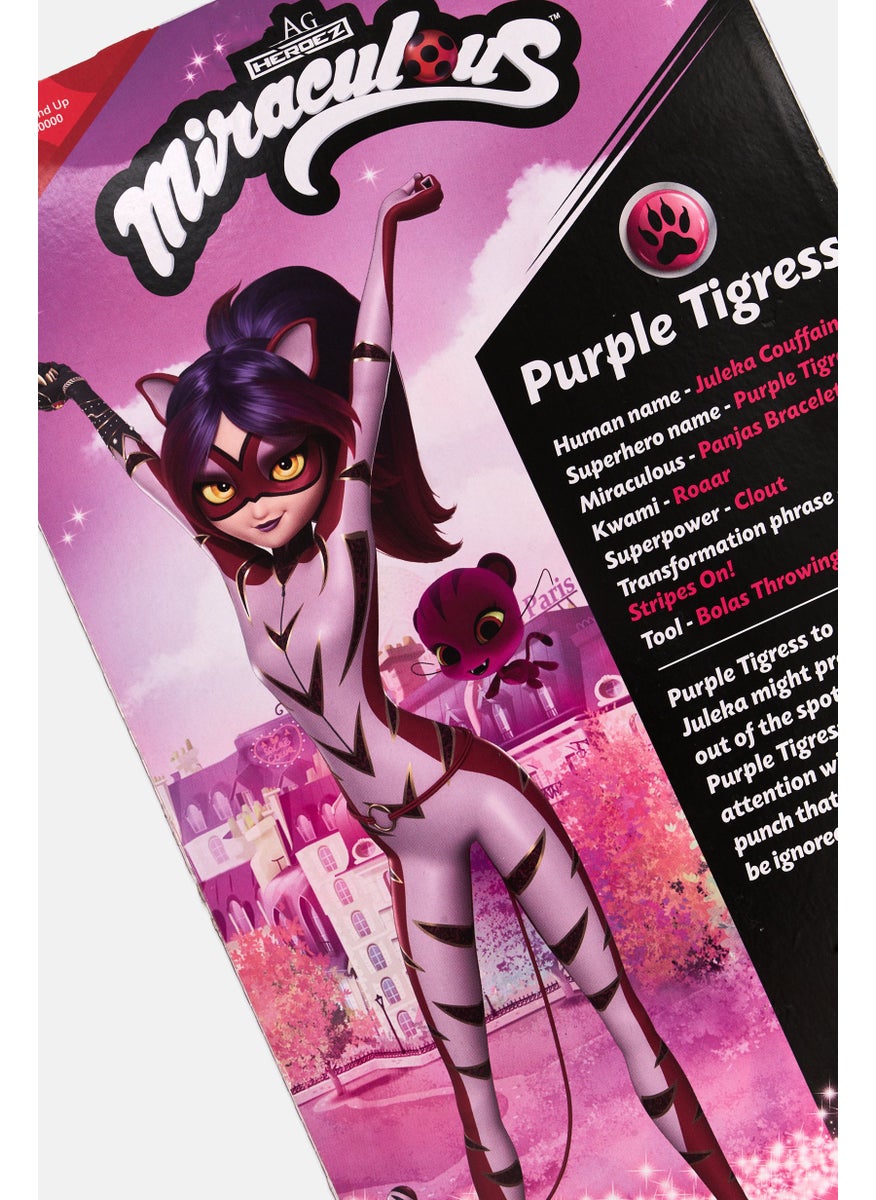 Ladybug And Cat Noir Tigress Fashion Doll, Purple