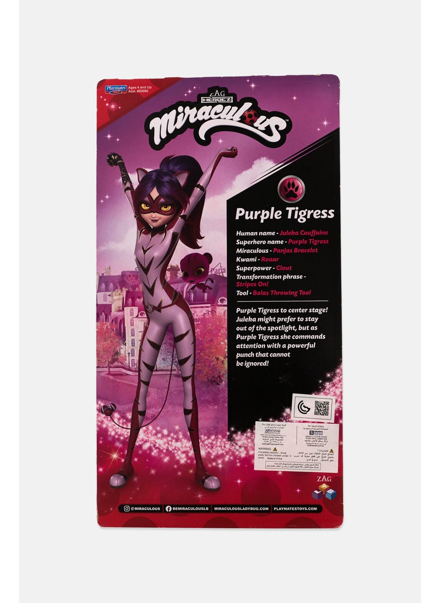 Ladybug And Cat Noir Tigress Fashion Doll, Purple