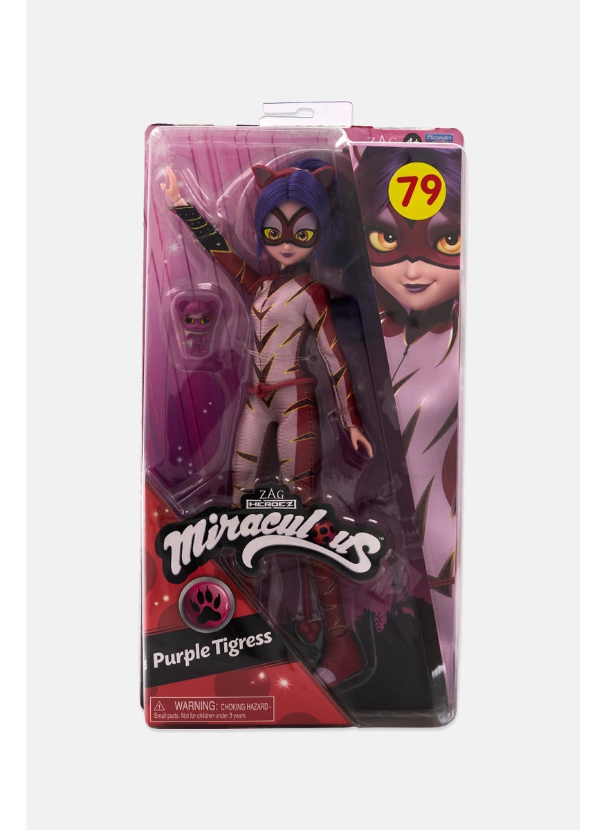 Ladybug And Cat Noir Tigress Fashion Doll, Purple