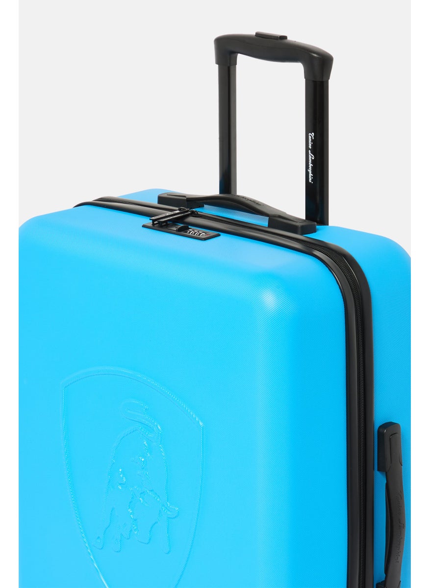 26 Inch Hardshell Brand Logo Check In Spinner, Blue