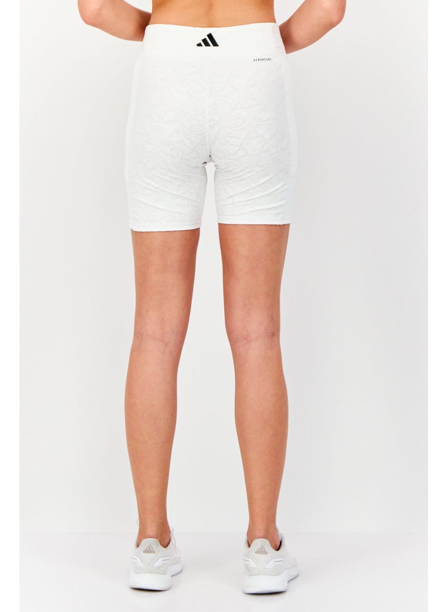 Women 2 Pcs Sportswear Fit Tennis Skirts And Short, White